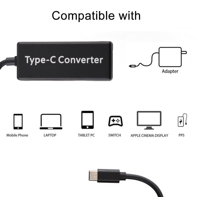 65W 5 Pin MagSafe Series to USB-C / Type-C Converter for MacBook (Black) - Cable & Adapter by PMC Jewellery | Online Shopping South Africa | PMC Jewellery | Buy Now Pay Later Mobicred