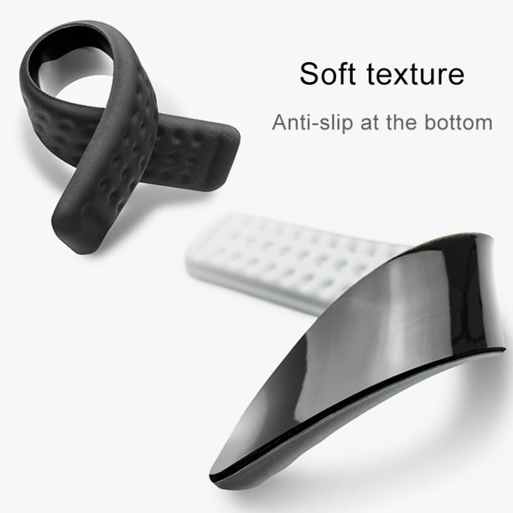 Mechanical Keyboard Wrist Rest Memory Foam Mouse Pad, Size : L (Grey)