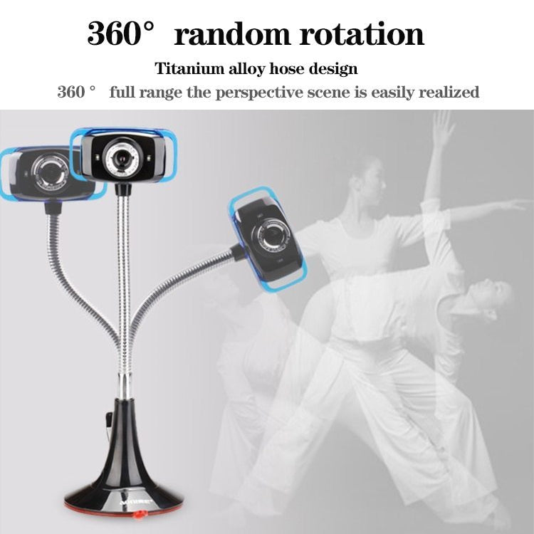 aoni Kujing HD Business Vertical Photo Computer Camera with Microphone - HD Camera by PMC Jewellery | Online Shopping South Africa | PMC Jewellery | Buy Now Pay Later Mobicred