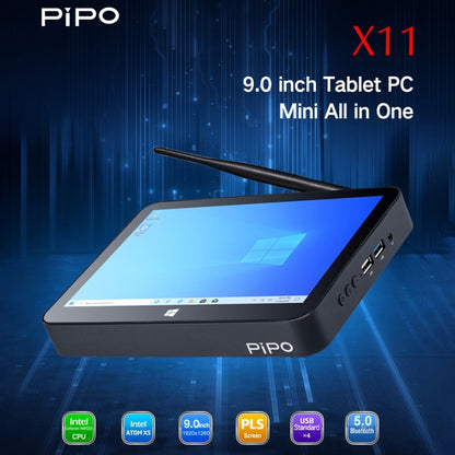 PiPo X11 TV Box Style Tablet Mini PC, 3GB+64GB, 9.0 inch Windows 10 Intel Celeron N4020 Quad Core up to 2.8GHz, US/EU Plug(Black) - free shipping - PMC Jewellery - Order now!