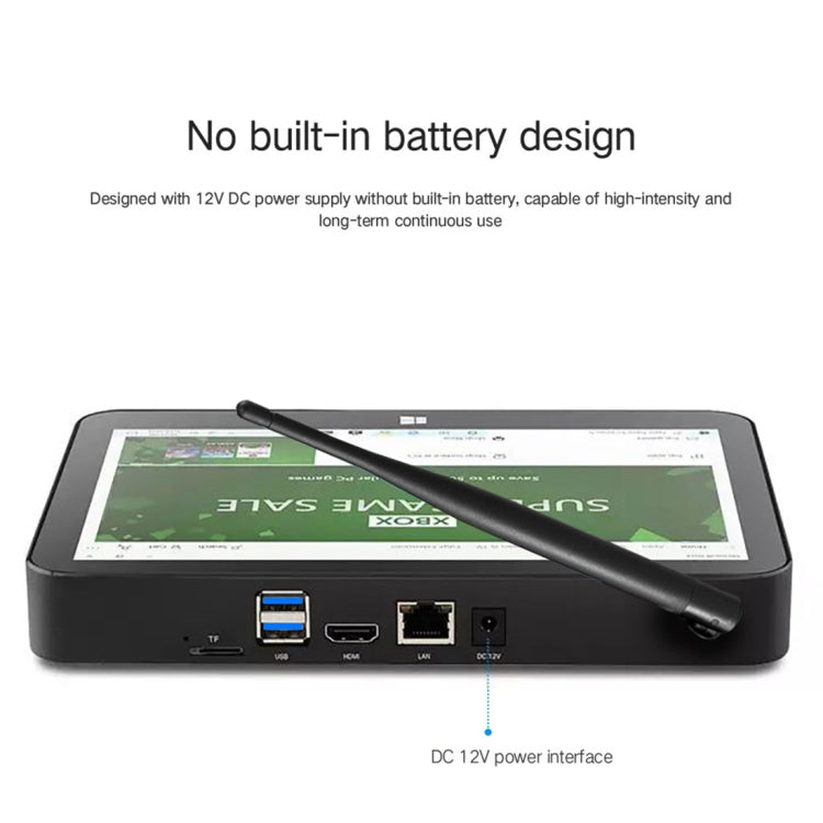 PiPo X11 TV Box Style Tablet Mini PC, 3GB+64GB, 9.0 inch Windows 10 Intel Celeron N4020 Quad Core up to 2.8GHz, US/EU Plug(Black) - free shipping - PMC Jewellery - Order now!