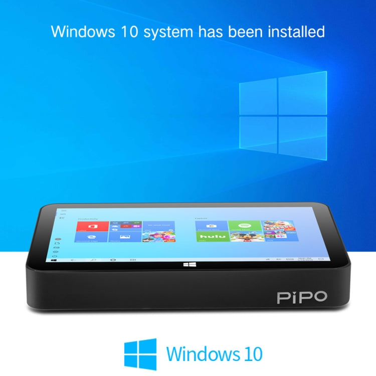 PiPo X11 TV Box Style Tablet Mini PC, 3GB+64GB, 9.0 inch Windows 10 Intel Celeron N4020 Quad Core up to 2.8GHz, US/EU Plug(Black) - free shipping - PMC Jewellery - Order now!