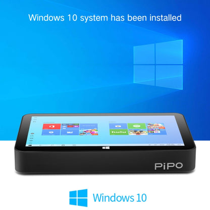 PiPo X11 TV Box Style Tablet Mini PC, 3GB+64GB, 9.0 inch Windows 10 Intel Celeron N4020 Quad Core up to 2.8GHz, US/EU Plug(Black) - free shipping - PMC Jewellery - Order now!