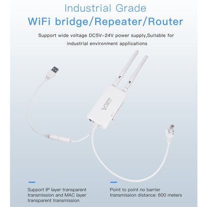 VONETS VAP11S 2.4G Mini Wireless Bridge 300Mbps WiFi Repeater with 2 Antennas - free shipping - PMC Jewellery - Order now!