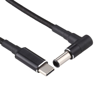 PD 100W 6.0 x 1.4mm Elbow to USB-C / Type-C Nylon Weave Power Charge Cable, Cable Length: 1.7m - For Sony by PMC Jewellery | Online Shopping South Africa | PMC Jewellery | Buy Now Pay Later Mobicred