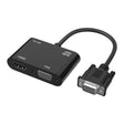 Onten 5138HV 1080P VGA to HDMI + VGA Adapter with Audio - Adapter by Onten | Online Shopping South Africa | PMC TechLife | Buy Now Pay Later Mobicred