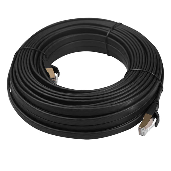 CAT8-2 Double Shielded CAT8 Flat Network LAN Cable, Length: 10m