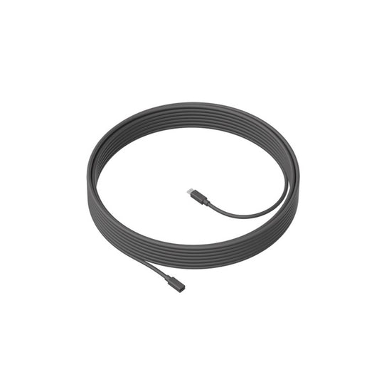 Logitech CC4000E Extension Microphone Extension Cable, Cable Length: 10m (Black) - free shipping - PMC Jewellery - Order now!