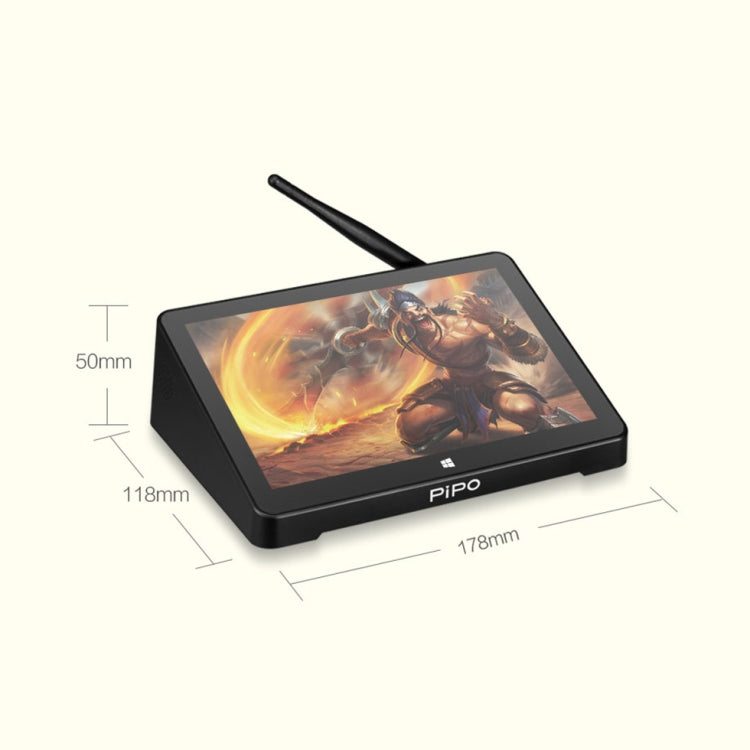PiPo X8 Pro TV Box Style Mini PC, 4GB + 64GB, 7 inch Windows 10, Intel Celeron N4020 Dual Core, Support TF Card / Bluetooth / WiFi / LAN / HDMI, US/EU Plug - free shipping - PMC Jewellery - Order now!
