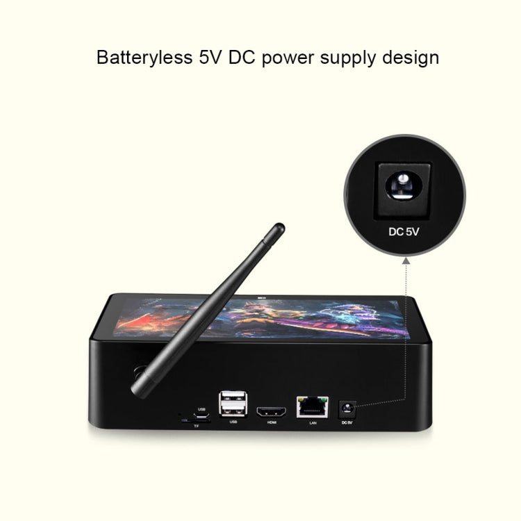 PiPo X8 Pro TV Box Style Mini PC, 4GB + 64GB, 7 inch Windows 10, Intel Celeron N4020 Dual Core, Support TF Card / Bluetooth / WiFi / LAN / HDMI, US/EU Plug - free shipping - PMC Jewellery - Order now!
