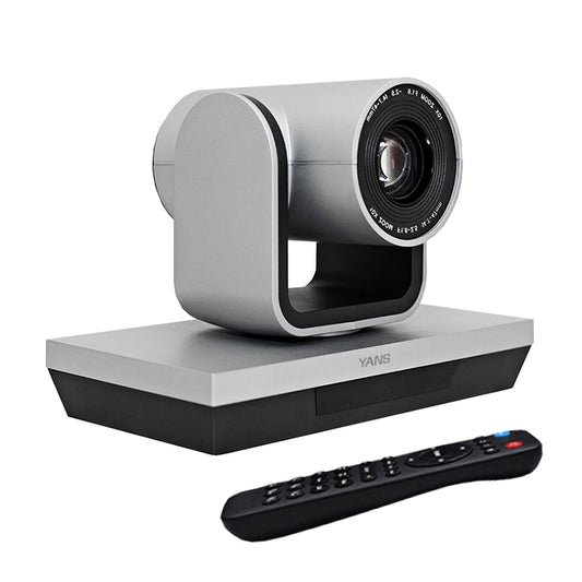 YANS YS-H23U USB HD 1080P 3X Zoom Wide-Angle Video Conference Camera with Remote Control, US Plug (Grey) - free shipping - PMC Jewellery - Order now!