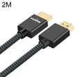 ULT-unite Gold-plated Head HDMI 2.0 Male to Male Nylon Braided Cable, Cable Length: 2m(Black) - free shipping - PMC TechLife - Order now!