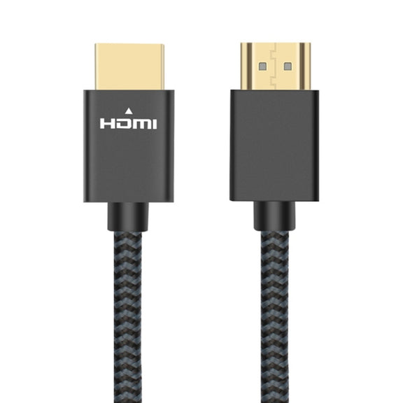 ULT-unite Gold-plated Head HDMI 2.0 Male to Male Nylon Braided Cable, Cable Length: 3m(Black)