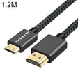 ULT-unite Gold-plated Head HDMI 2.0 Male to Mini HDMI Male Nylon Braided Cable, Cable Length: 1.2m(Black) - Cable by ult-unite | Online Shopping South Africa | PMC TechLife | Buy Now Pay Later Mobicred
