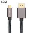 ULT-unite Gold-plated Head HDMI Male to Micro HDMI Male Nylon Braided Cable, Cable Length: 1.2m (Black) - Cable by ult-unite | Online Shopping South Africa | PMC TechLife | Buy Now Pay Later Mobicred