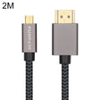 ULT-unite Gold-plated Head HDMI Male to Micro HDMI Male Nylon Braided Cable, Cable Length: 2m(Black) - Cable by ult-unite | Online Shopping South Africa | PMC TechLife | Buy Now Pay Later Mobicred