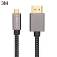 ULT-unite Gold-plated Head HDMI Male to Micro HDMI Male Nylon Braided Cable, Cable Length: 3m(Black) - Cable by ult-unite | Online Shopping South Africa | PMC TechLife | Buy Now Pay Later Mobicred