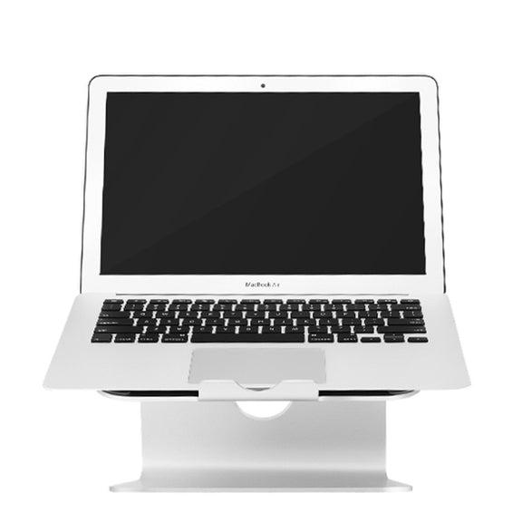 SOPI ZJ-001 Rotation Style Aluminum Cooling Stand for Laptop, Suitable for Mac Air, Mac Pro,  iPad, and Other Laptops (Silver)