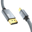 Mini DP Male to 8K DisplayPort 1.4 Male HD Braided Adapter Cable, Cable Length: 2m -  by PMC TechLife | Online Shopping South Africa | PMC TechLife | Buy Now Pay Later Mobicred