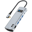 Z261 12 in 1 Elbow USB-C/Type-C to USB MST Smart Docking Station HUB Adapter - USB HUB by PMC TechLife | Online Shopping South Africa | PMC TechLife | Buy Now Pay Later Mobicred