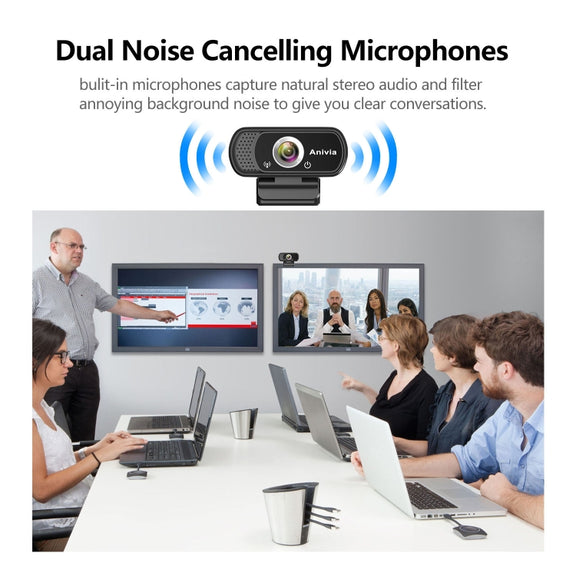 W5 HD 1080P USB Fixed Focus Camera With Mic