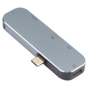 5 in 1 USB-C / Type-C Male to PD USB-C / Type-C Charging + 3.5mm AUX + 4K HDMI + USB 3.1 + USB Female Adapter