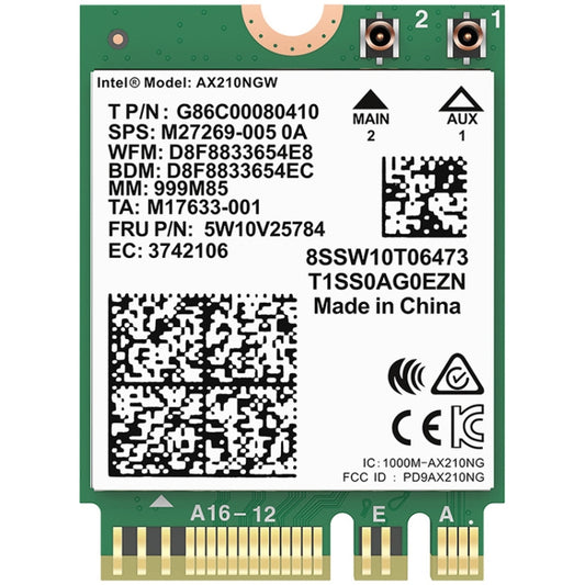 COMFAST AX210 vPro-M 5374Mbps Bluetooth 5.2 Tri-band Wireless Network Card - free shipping - PMC Jewellery - Order now!
