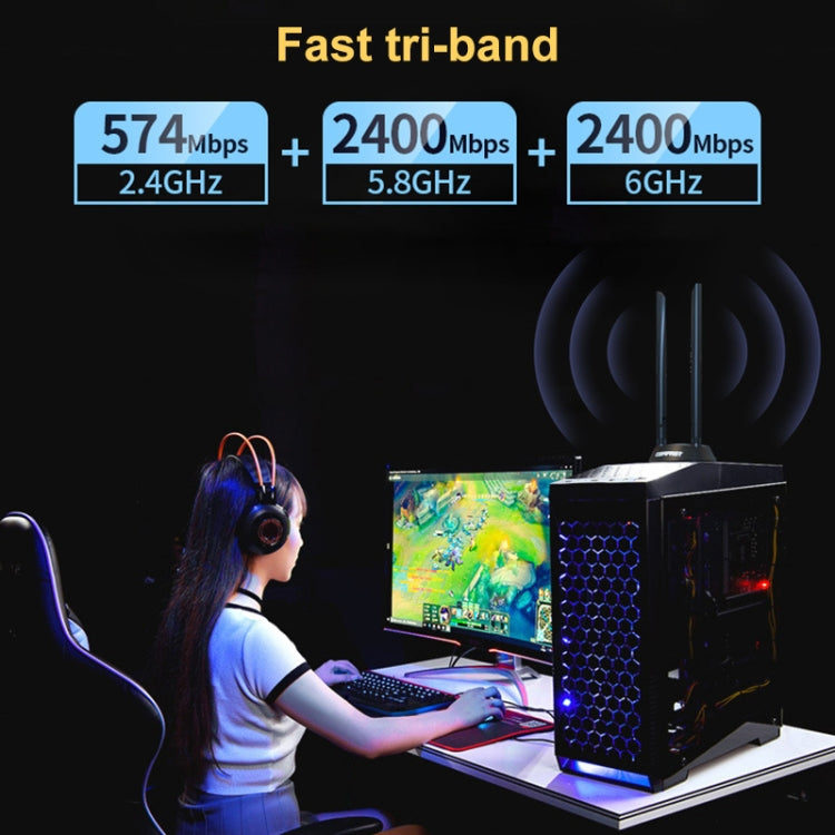 COMFAST AX200 Plus+ 5374Mbps WiFi6 PCIE High Speed Wireless Network Card - free shipping - PMC Jewellery - Order now!