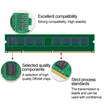 JingHai 1.5V DDR3 1333 / 1600MHz 4GB Memory RAM Module for Desktop PC - free shipping - PMC Jewellery - Order now!