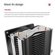 Red Sea Mini Computer CPU Mute Radiator