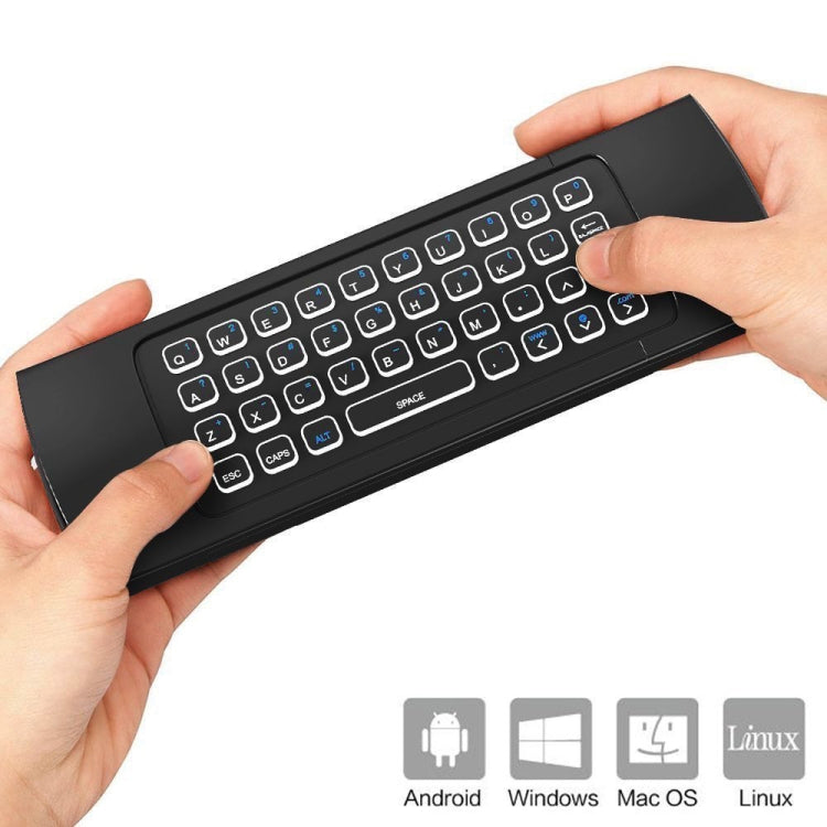 MX3-L Voice with Backlight 2.4GHz Fly Air Mouse Wireless Keyboard Remote Control - MINI PC Accessories & Gadgets by PMC Jewellery | Online Shopping South Africa | PMC Jewellery | Buy Now Pay Later Mobicred