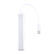 5 in 1 USB-C / Type-C 3.1 to SD / TF Card Slot + 3 USB 3.0 Ports Multifunctional Docking Station HUB (White)
