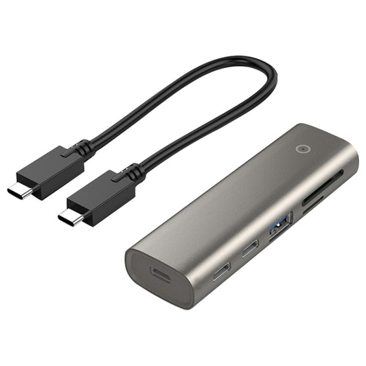 Rocketek HC463 USB3.1 Gen2  to Type-C 3.1 + USB 3.1 + SD / TF 6 in 1 HUB Adapter - free shipping - PMC Jewellery - Order now!