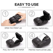 Phomemo M110 Home Handheld Mini Bluetooth Thermal Printer (Blue)
