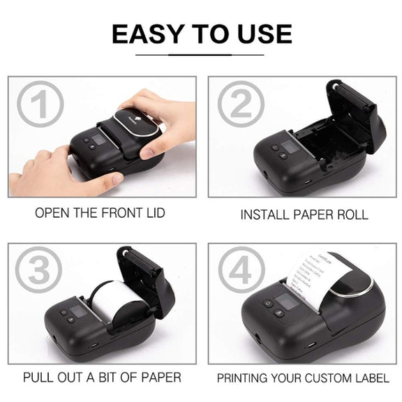Phomemo M110 Home Handheld Mini Bluetooth Thermal Printer (Blue)