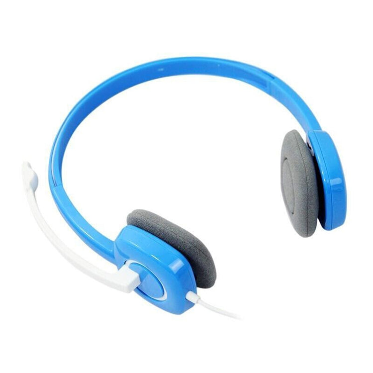 Logitech H150 Wired Headphone Dual 3.5mm Earphone Gaming Headset Stereo with MIC - free shipping - PMC Jewellery - Order now!