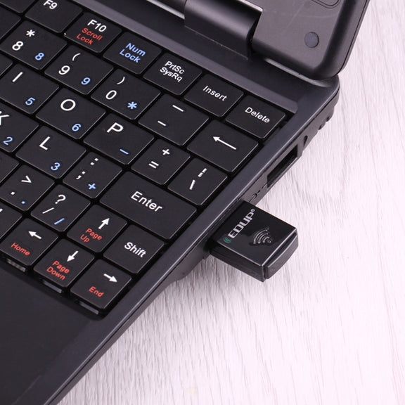 EDUP EP-AC1619 Mini Wireless USB 600Mbps 2.4G / 5.8Ghz 150M+433M Dual Band WiFi Network Card for Nootbook / Laptop / PC(Black)