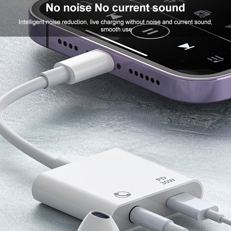 R-PCB-P1 30W 8 Pin to Type-C + 3.5mm Charging & Audio Converter - Converter & Adapter by PMC Jewellery | Online Shopping South Africa | PMC Jewellery | Buy Now Pay Later Mobicred