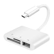 NK103TC 3 in 1 USB-C / Type-C Male to SD + TF + USB Female Camera Reader - U Disk & Card Reader by PMC TechLife | Online Shopping South Africa | PMC TechLife | Buy Now Pay Later Mobicred
