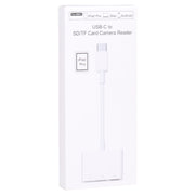 NK103TC 3 in 1 USB-C / Type-C Male to SD + TF + USB Female Camera Reader