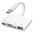 NK108LTC 4 in 1 USB-C Male to SD + TF + USB + Type-C Female Camera Reader - U Disk & Card Reader by PMC TechLife | Online Shopping South Africa | PMC TechLife | Buy Now Pay Later Mobicred