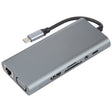 11 in 1 USB-C / Type-C to USB Docking Station HUB Adapter(1000M Network Port) - USB HUB by PMC TechLife | Online Shopping South Africa | PMC TechLife | Buy Now Pay Later Mobicred