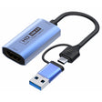 Z29C HDMI/F Female to USB-C / Type-C+USB 3.0/M Male HD Video Capture Card - Video Capture Solutions by PMC TechLife | Online Shopping South Africa | PMC TechLife | Buy Now Pay Later Mobicred