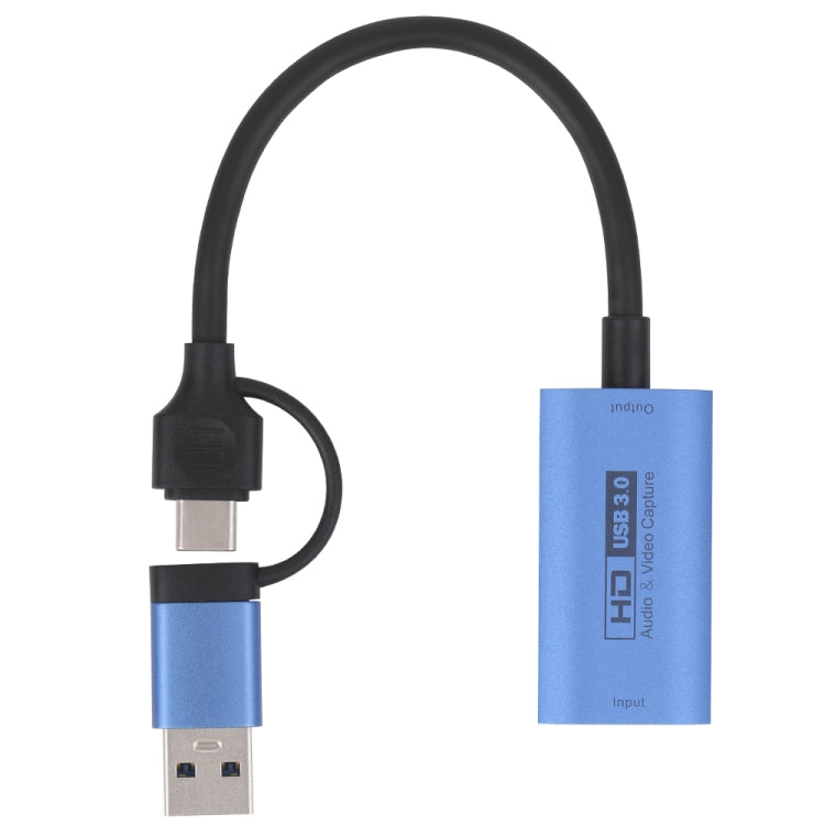 Z29C HDMI/F Female to USB-C / Type-C+USB 3.0/M Male HD Video Capture Card - Video Capture Solutions by PMC TechLife | Online Shopping South Africa | PMC TechLife | Buy Now Pay Later Mobicred