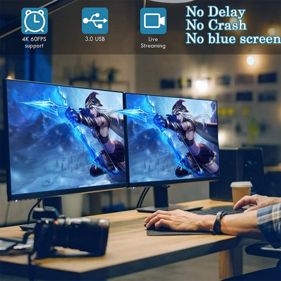 Z29D HDMI/F Female to USB 3.0/M Male HD Video Capture Card with Cable