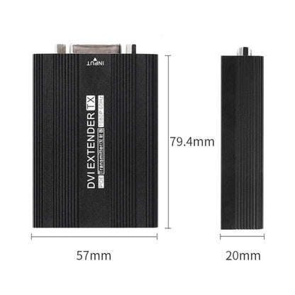 Measy DVI1815 DVI Extender Transmitter and Receiver Converter, POE Single Power Supply, Transmission Distance: 150m(UK Plug) - free shipping - PMC Jewellery - Order now!