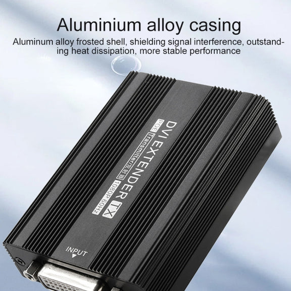 Measy DVI1815 DVI Extender Transmitter and Receiver Converter, POE Single Power Supply, Transmission Distance: 150m(AU Plug)