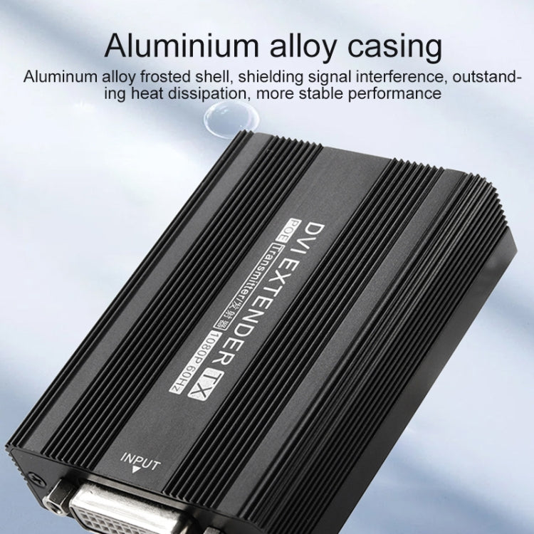 Measy DVI1815 DVI Extender Transmitter and Receiver Converter, POE Single Power Supply, Transmission Distance: 150m(EU Plug) - free shipping - PMC Jewellery - Order now!