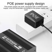 Measy ET1820 HDMI Extender Transmitter and Receiver Converter, POE Single Power Supply, Transmission Distance: 200m(UK Plug)
