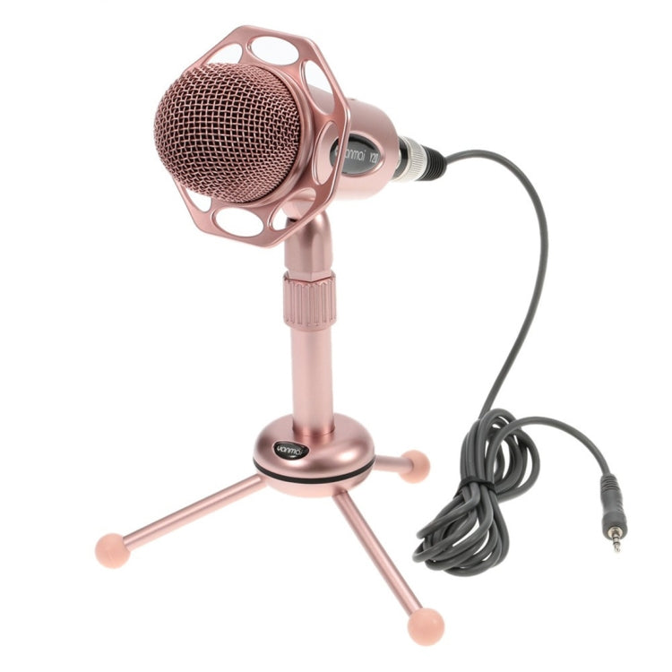 Yanmai Y20 Professional Game Condenser Microphone  with Tripod Holder, Cable Length: 1.8m, Compatible with PC and Mac for  Live Broadcast Show, KTV, etc.(Rose Gold) - Microphone by Yanmai | Online Shopping South Africa | PMC TechLife | Buy Now Pay Later Mobicred